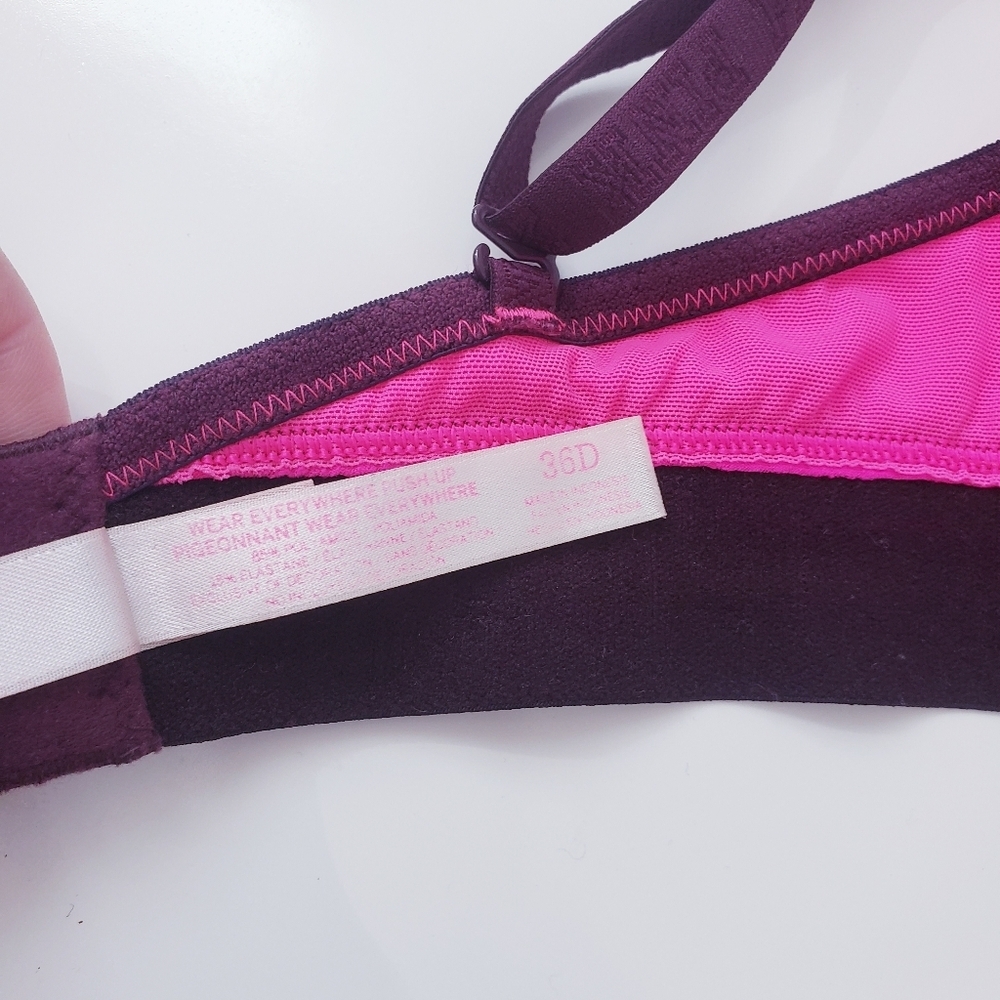 PINK Victoria's Secret Wear Everywhere Pushup Hot Pink Bra - Picture 8 of 8